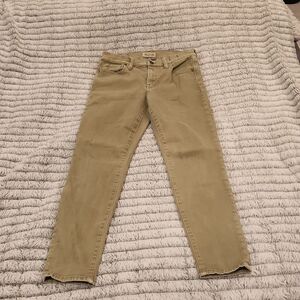 Light green high riser skinny skinny Madewell jeans size 28.